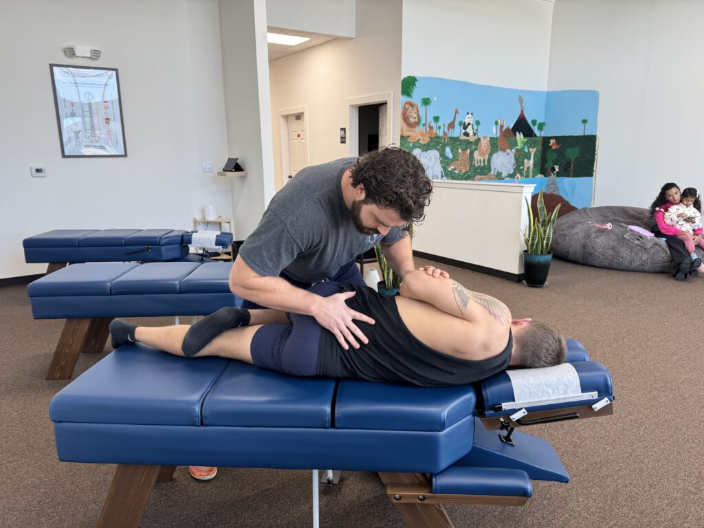 Chiropractic care in Plano for disc herniation relief and spinal alignment restoration.